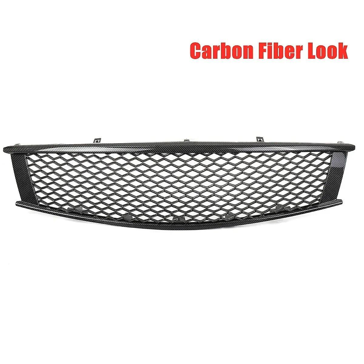 Sanxing G37 Honeycomb Mesh Car Front Grill For Infiniti G37 2-Door Coupe 2008 2009 2010 2011 2012 2013 Front Bumper Grills Body Kit Carbon Fiber Look