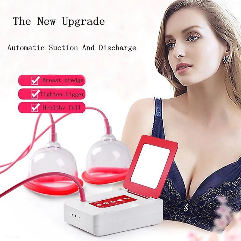 mickcara New electric breast massager pressure therapy enlargement vacuum chest enhancing cupping with suction pump A b cup