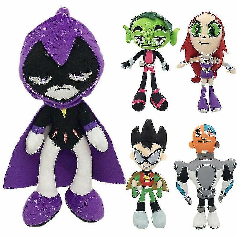 Qinfen Teen Titans Go Plush Toy Raven Plush Figure Soft Stuffed Doll Toy 10'' V