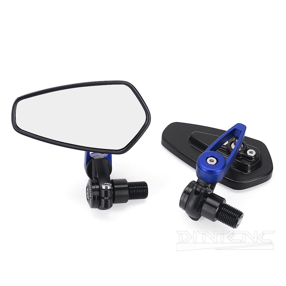 Treingi For YAMAHA MT07 MT09 MT10 MT10SP Handlebar End Mirror Left Right Side Rotation FZ07 XSR700 XSR900 MT10SP Motorcycle Accessories Blue