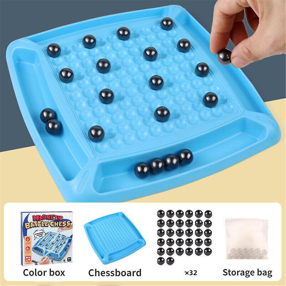 Vicbuy Gifts Magnetic Effect Educational Checkers Game Family Board Game Portable Chess Board Party Games Toys 32PCS