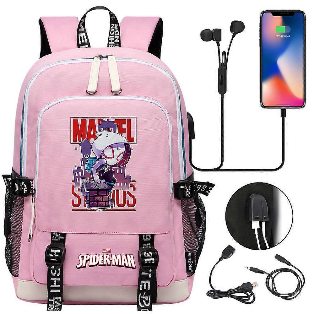 Yixin Tech Spider Woman Gwen patterned printed backpack, student backpack, travel bag, Ghost spider 3