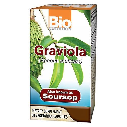 Bio Nutrition Inc Graviola, 1500 mg, 60 Veg Caps (Pack of 1)