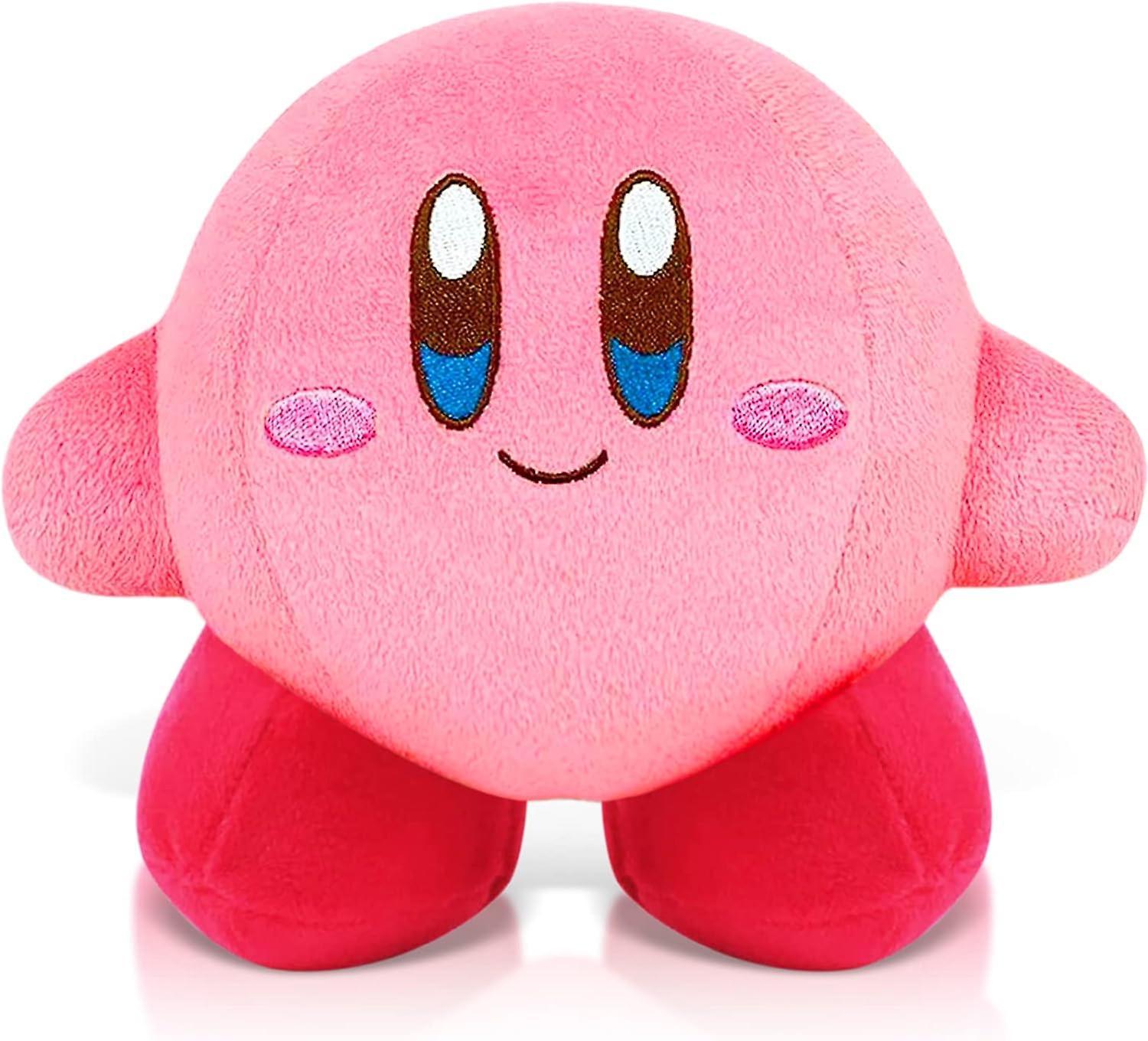 Wjiaer Kirby Plush Toy, 14cm Kirby Plush Toy, Kirby Plush Doll, Kirby Plush Toy Adorable Soft Stuffed Doll Kirby Plush Doll for Birthday Gift (Pink)