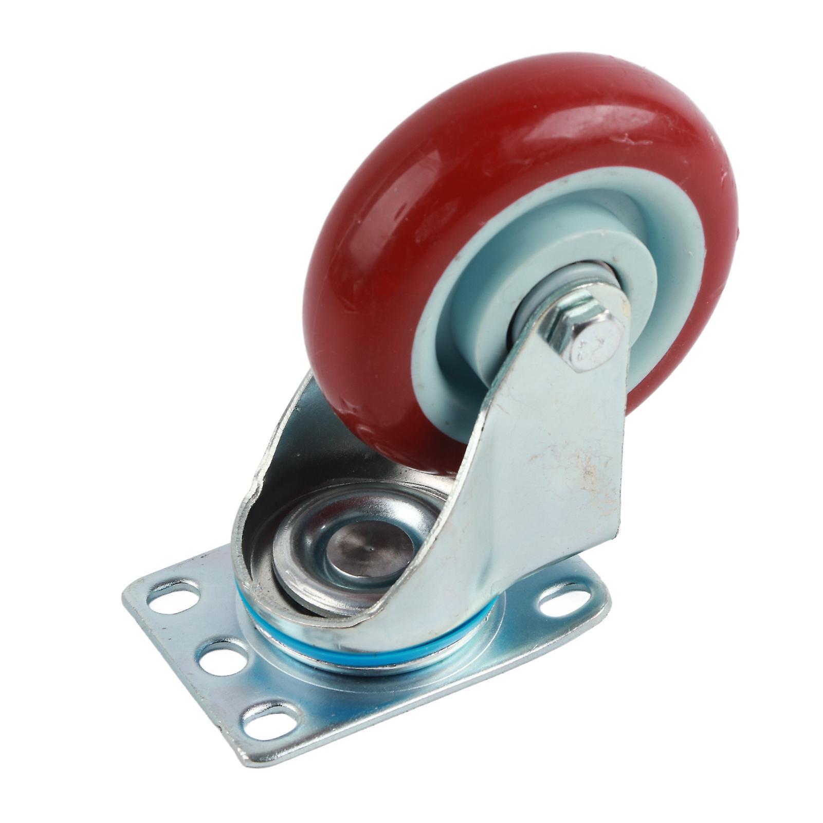 Industrial Caster Wheel Heavy Duty Industrial Polyurethane Caster Wheel - Fixed Castors with Mute