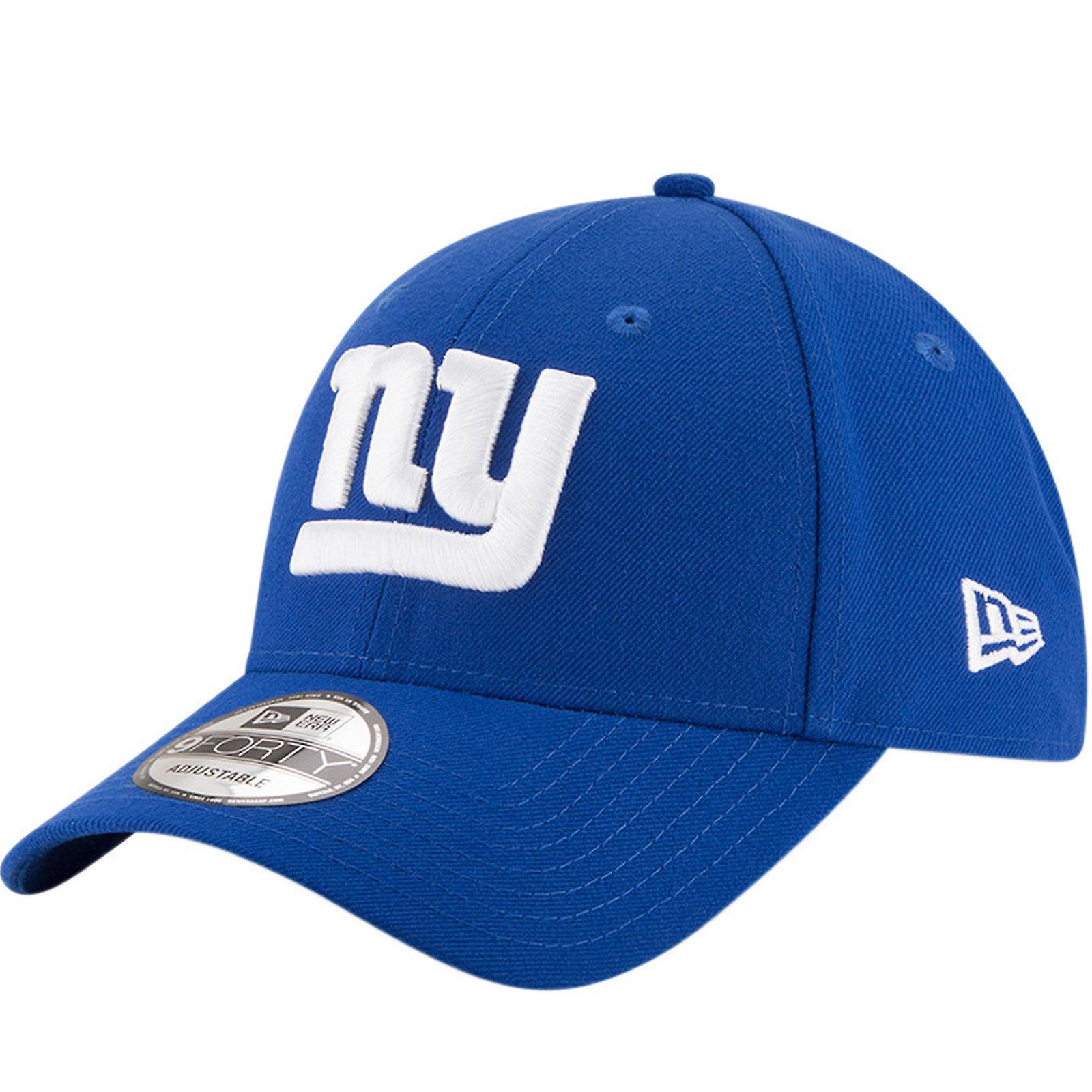 New Era 9FORTY New York NY Giants The League NFL Adjustable Baseball Cap Blue Black One Size