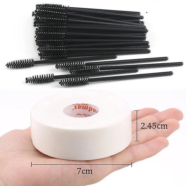 Slowmoose Disposable Eyebrow Mascara Applicator 01  50pc and 1 roll