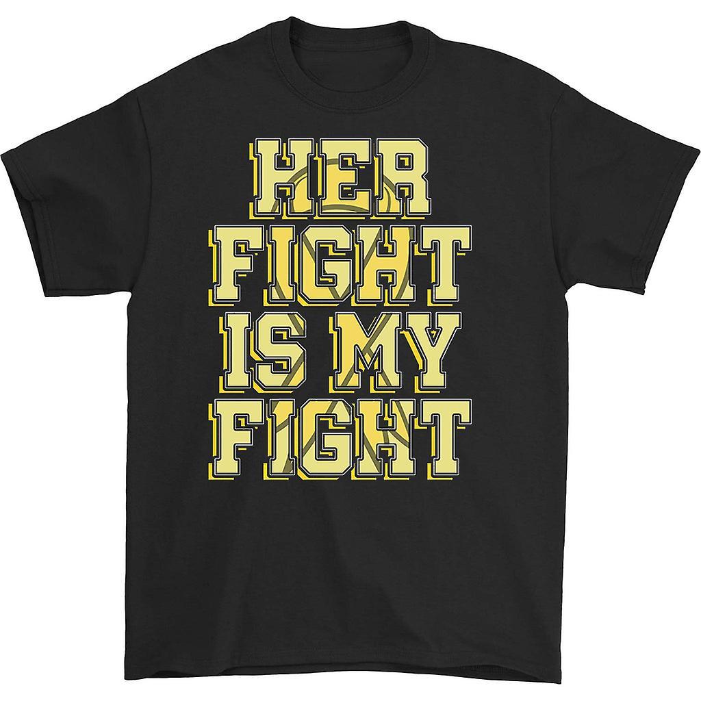 HISHARK Her Fight is My Fight T-shirt Black XXL