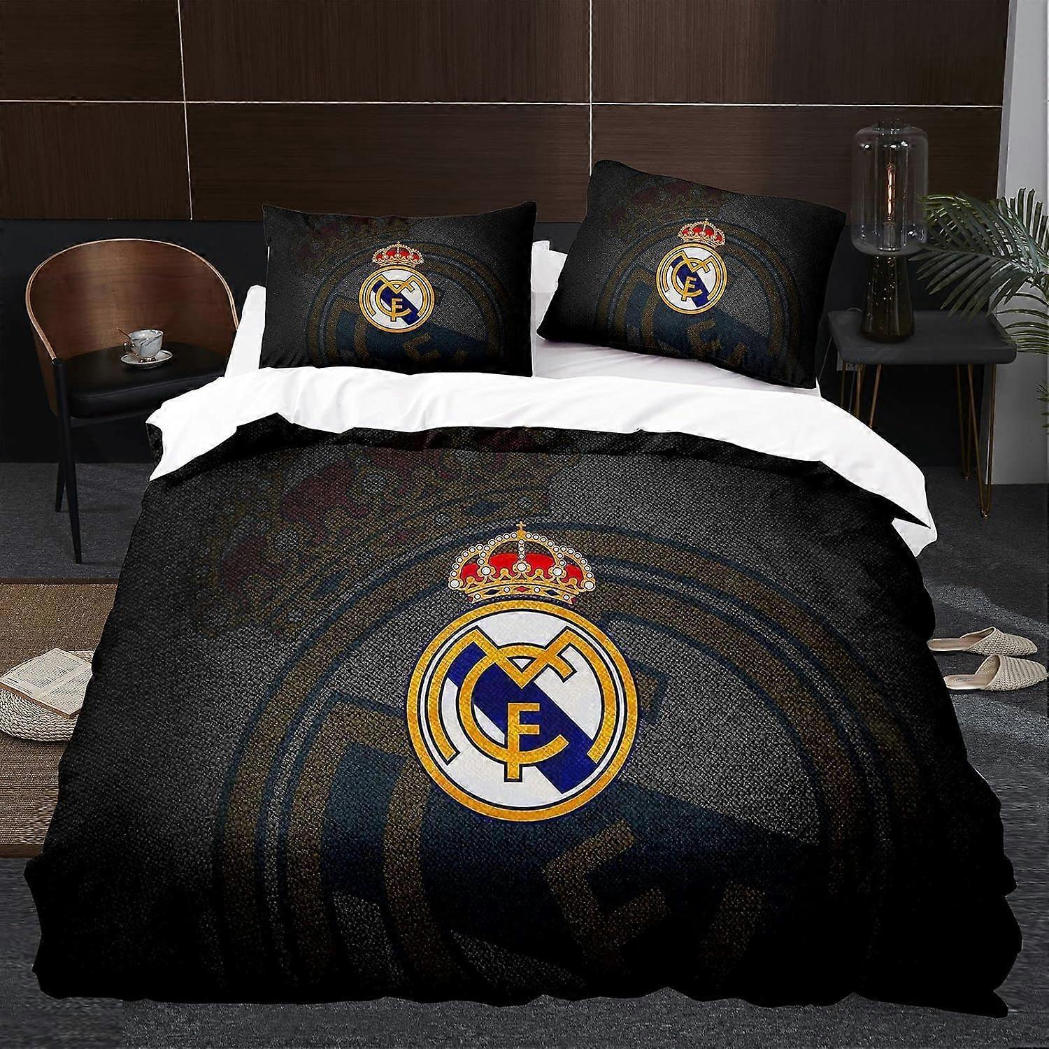 Kerota Football Team Logo Duvet Cover, 100% Microfiber, 3D Digital Printed Bedding Set, 2 Pieces Single135x200cm