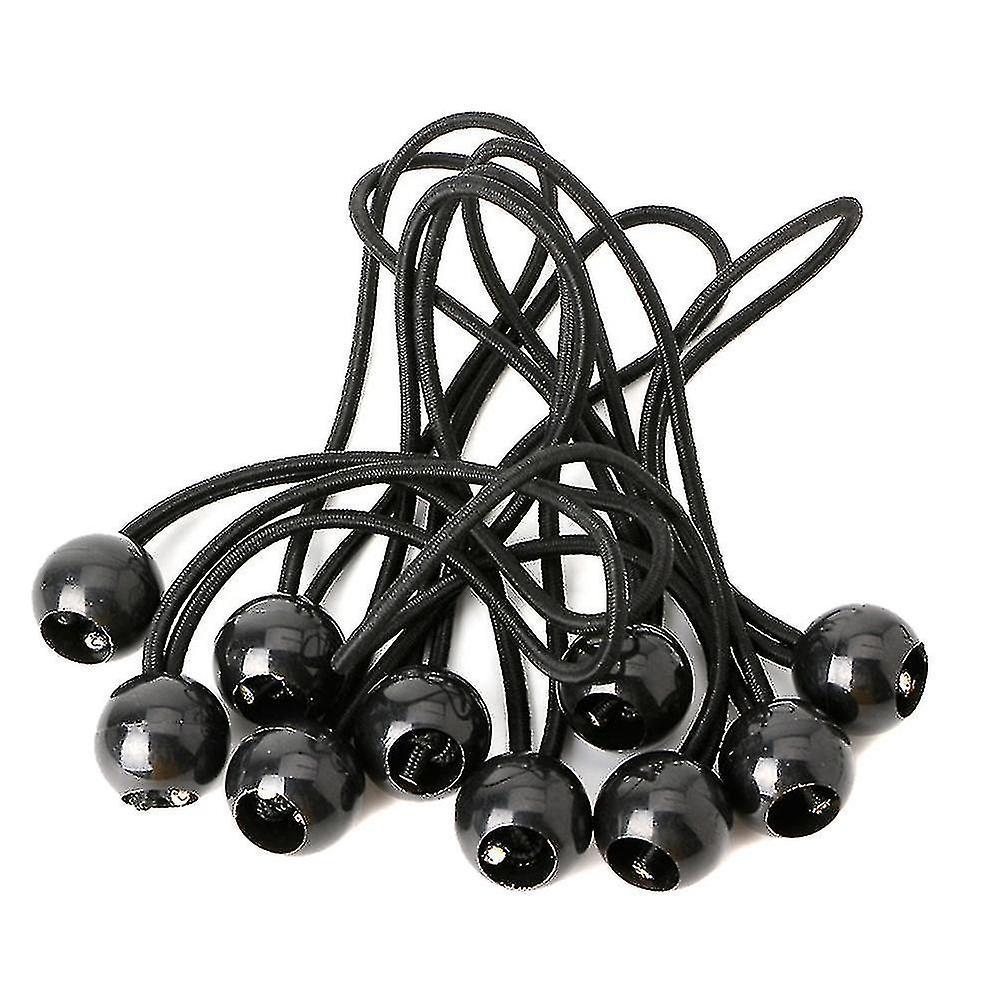 Baron 50pcs Tent High Elastic Ball Bands Plastic Ball Head Bungee Cords Trampoline Baggage