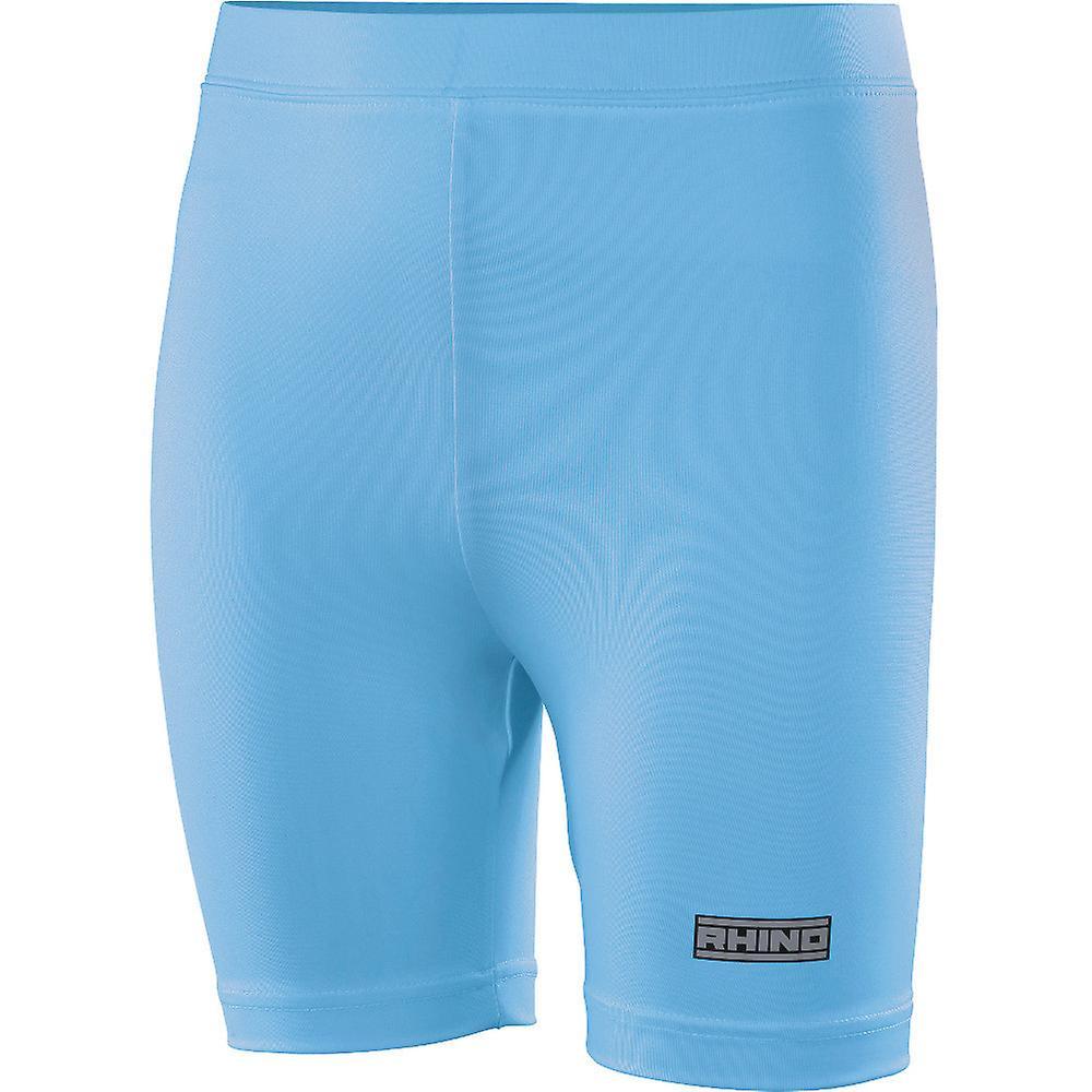 Rhino Boys Lightweight Quick Drying Sporty Baselayer Shorts Light Blue LY/XLY - (Waist 26/28")