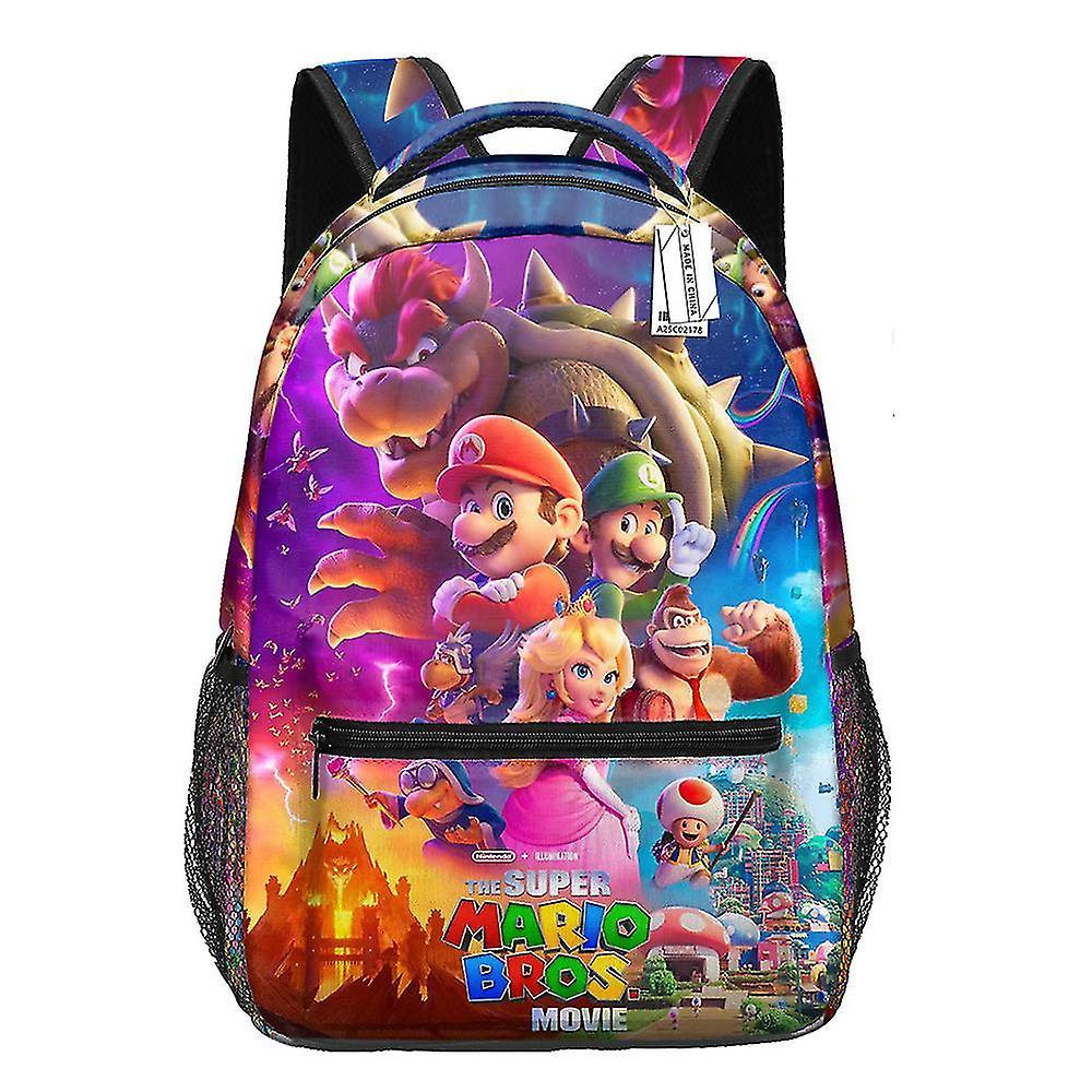 Bbxc Kids Boys Girls Super Mario Backpack - 3d Printing Daypack Student School Bags Gifts B