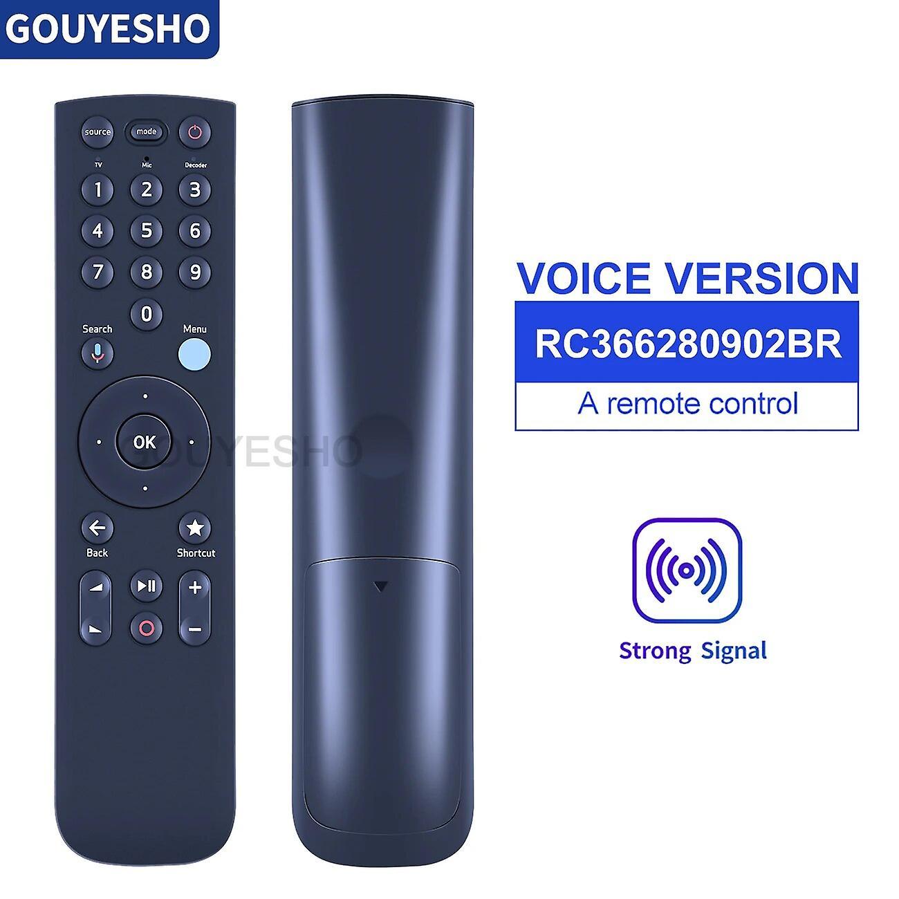 Scitoo New Voice Remote Control RC3662802/02BR RC3662809/02BR For ALLENTE Canal Digital RC3662802/01BR