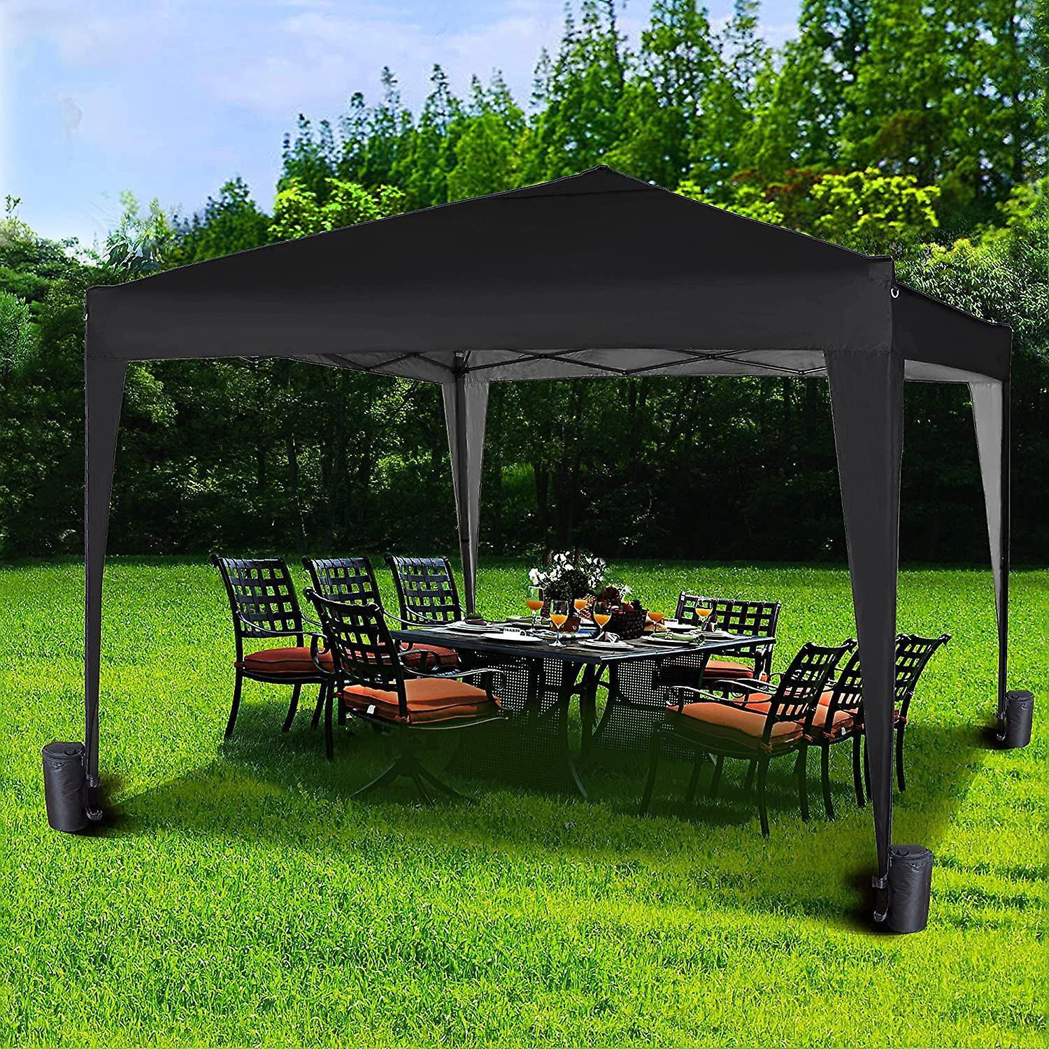 mcc direct Mcc 3x3m Pop-up Gazebo Waterproof NS BLACK