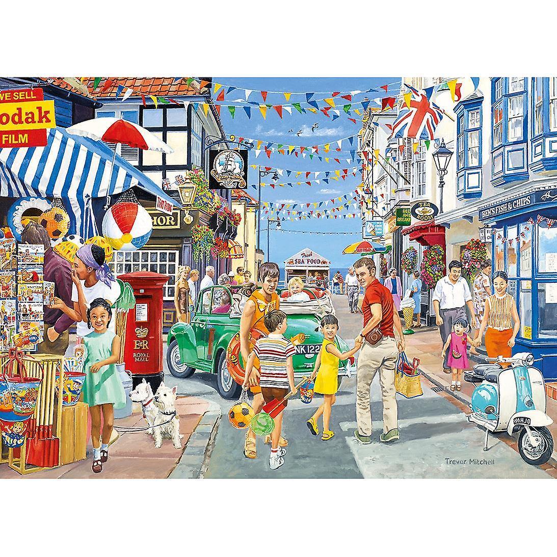 Gibsons Games Gibsons Heading for the Beach Jigsaw Puzzle (500 XL Pieces) 500 Pieces