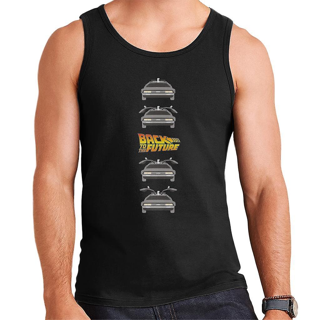 Back to the Future Delorean Doors Opening Men's Vest Black XX-Large