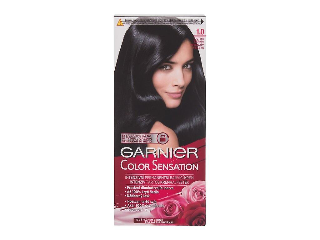 Garnier - Color Sensation 1,0 Ultra Onyx Black - For Women, 40 Ml