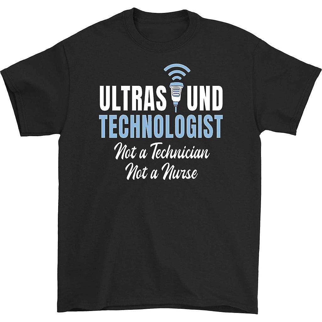 HISHARK Ultrasound technologist t-shirt black M