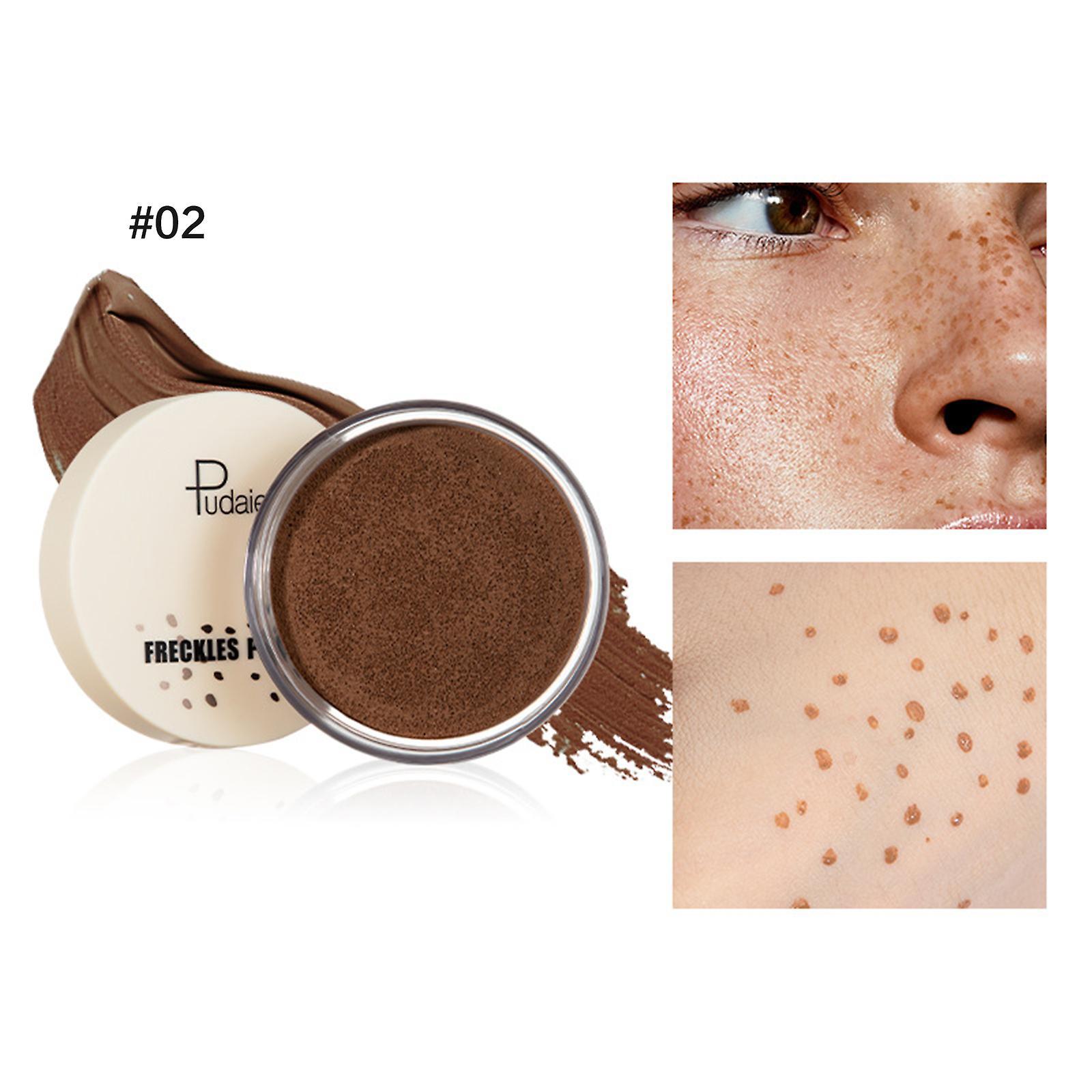 Unbrand Freckle Pen Liquid Freckle Stamp Air Cushion Freckles Pen Natural Coffee Brown 3