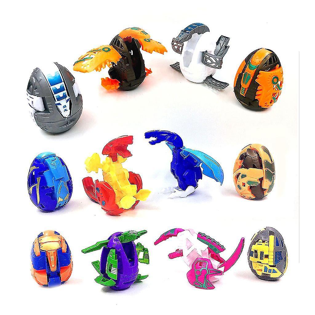 Zekai Dinosaur Eggs Deformation Robot Toy Automatic Transform Boys Baby Kids Educational Toys Gift