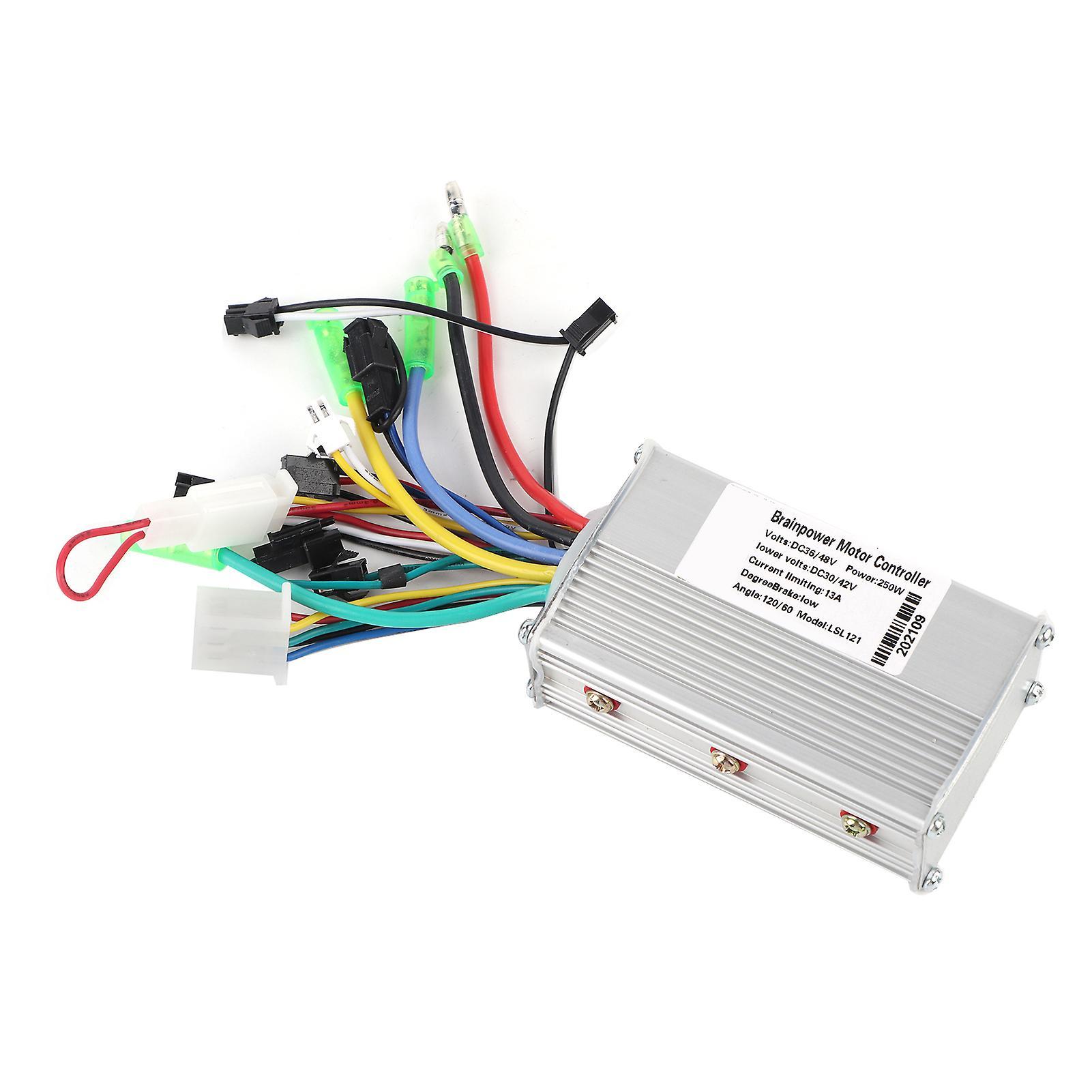 Electric Bicycle Scooter Controller 36V/48V Brushless Motor Controller for Electric Bicycle Scooter - 250W