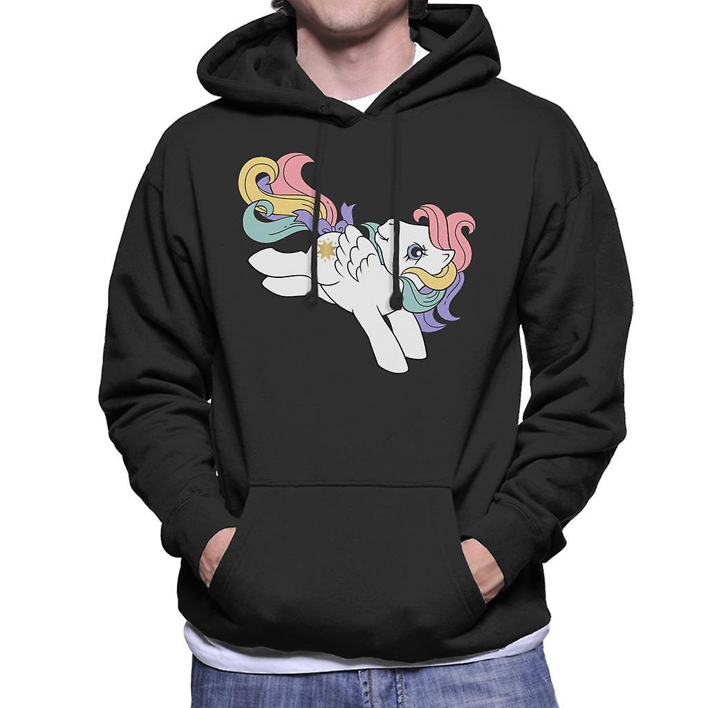 My Little Pony Starshine Smiling Men's Hooded Sweatshirt Black Large