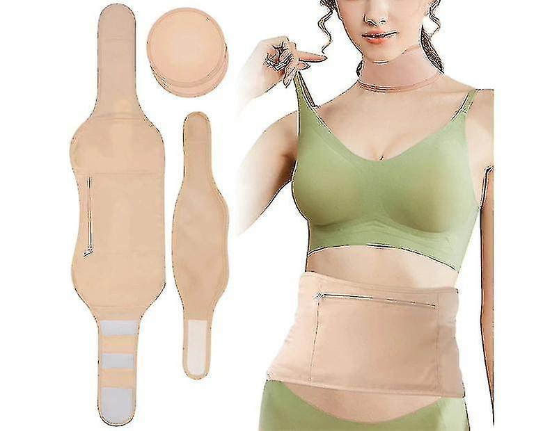 Meet 4 Pieces Castor Oil Wrap Pack Kit Reusable Compress Castor Oil Wrap For Waist Breast And Neck