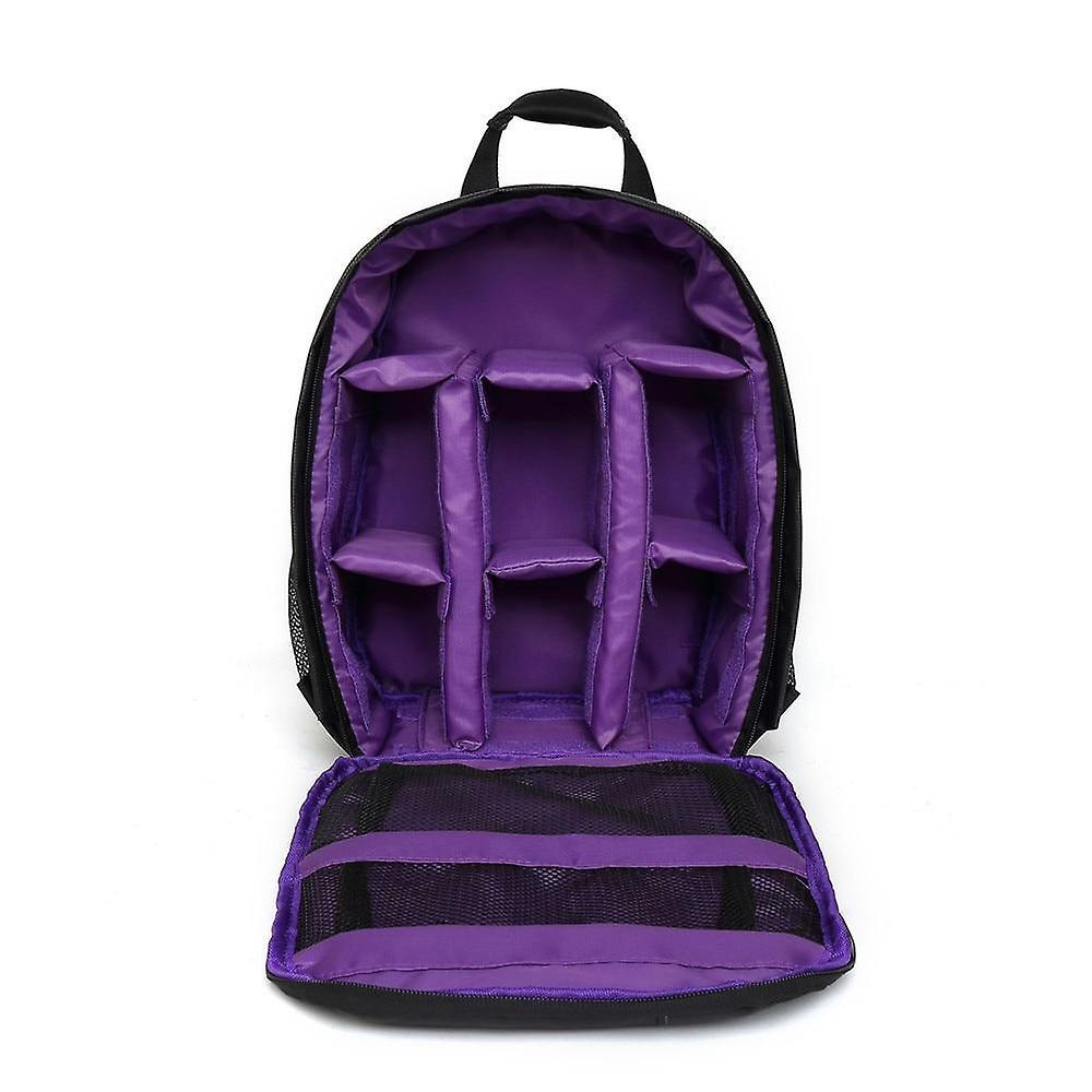 Slowmoose Waterproof, Shockproof Breathable Camera Backpack Purple