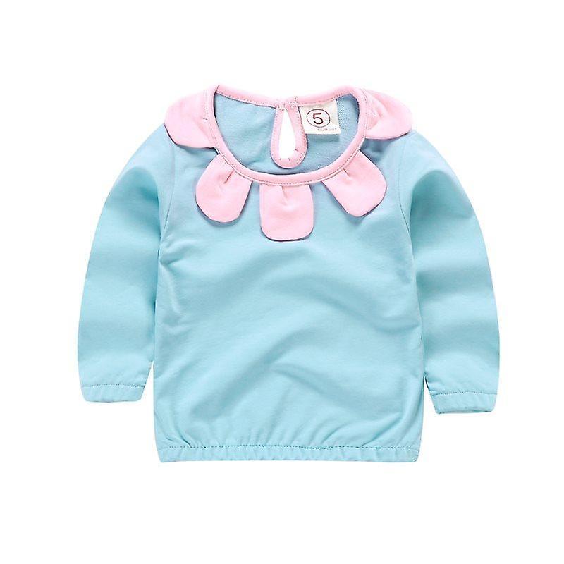 Slowmoose Baby Clothes Sweatshirts - Soft Cotton Top Cartoon Sweater, Spring Autumn 12M / flower--blue