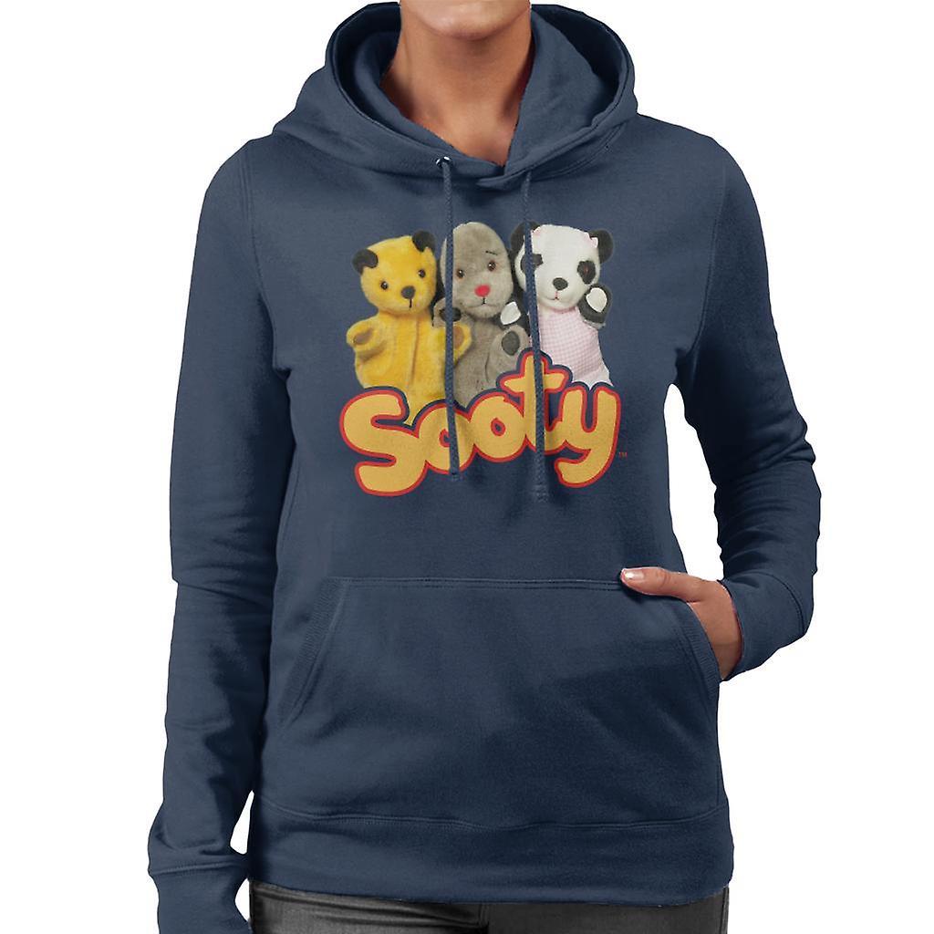 Sooty Sweep & Soo Women's Hooded Sweatshirt Navy Blue Large