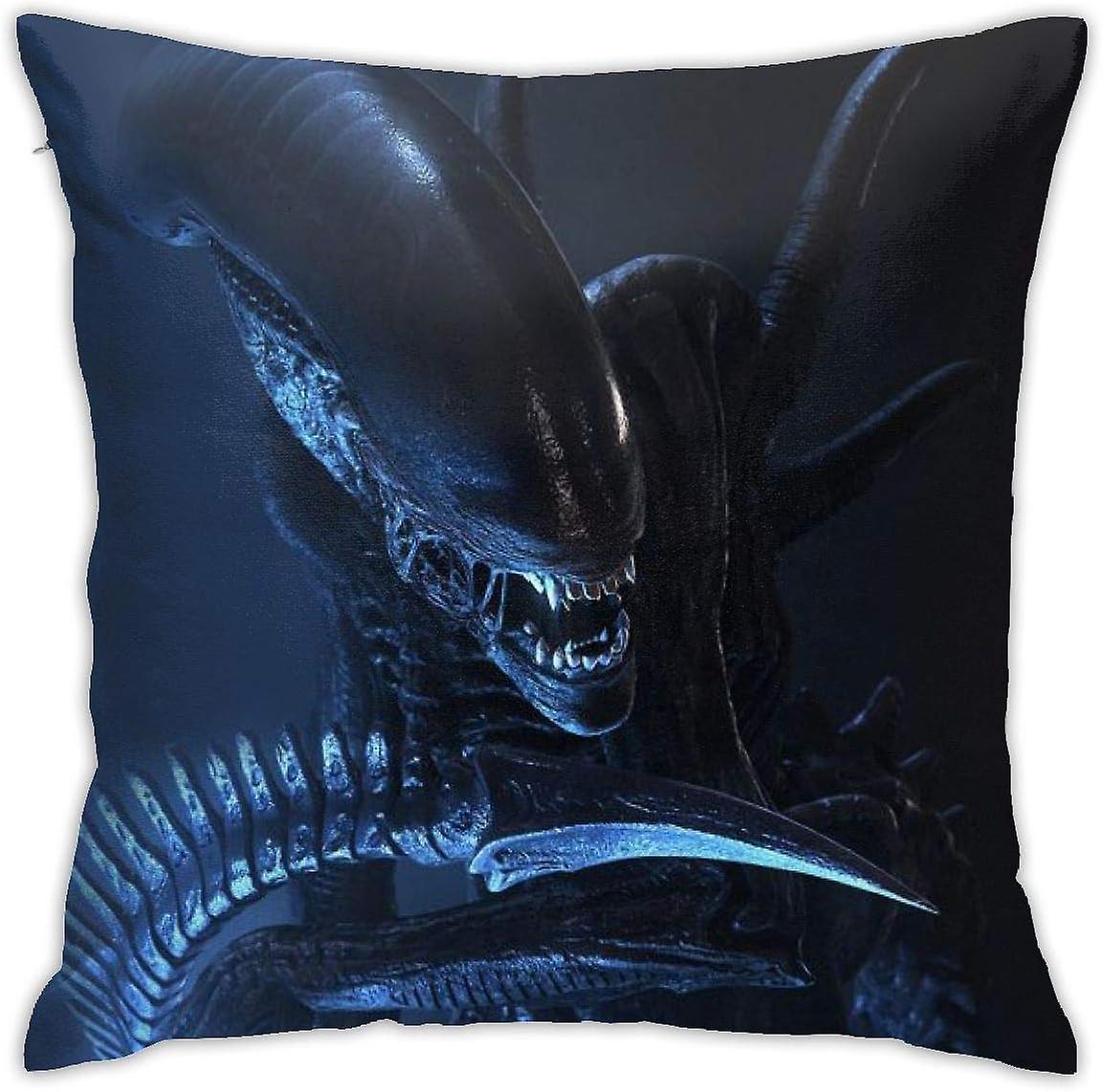 Kerota Alien Throw Pillow Covers 18 X 18 Inch, Pillow Case Modern Cushion Cover Square Pillowcase Decoration. 45x45cm