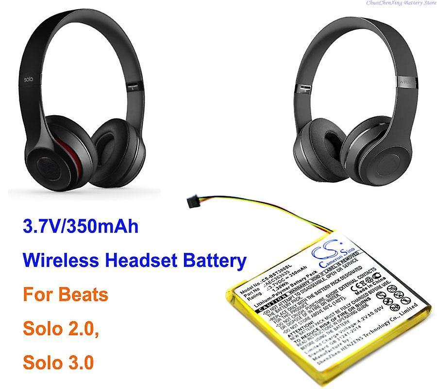 Dinoply 350mah Wireless Headset Battery Aec353535 For Beats Solo 2.0, Solo 3.0