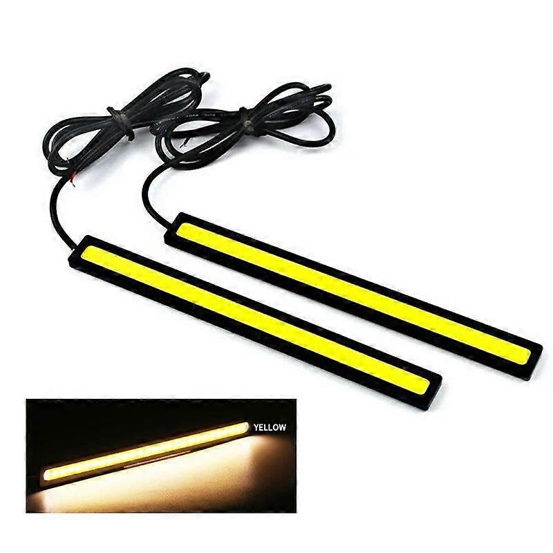 Light 2023 Turn Signal Parking Fog Bar Lamp Dc 12v Durable Waterproof Universal Car Accessories Auto Interior Lamp Led Lights Car Led Strip yellow