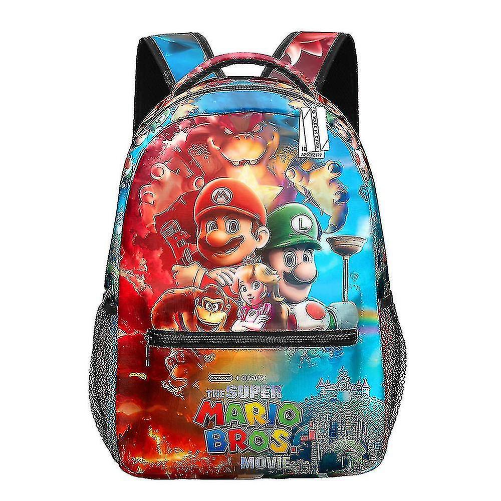 Kids Children Super Mario Bros Backpack 3d Printing Daypack For Boys Girls Elementary Preschool Student School Bags Gifts WHbyv C