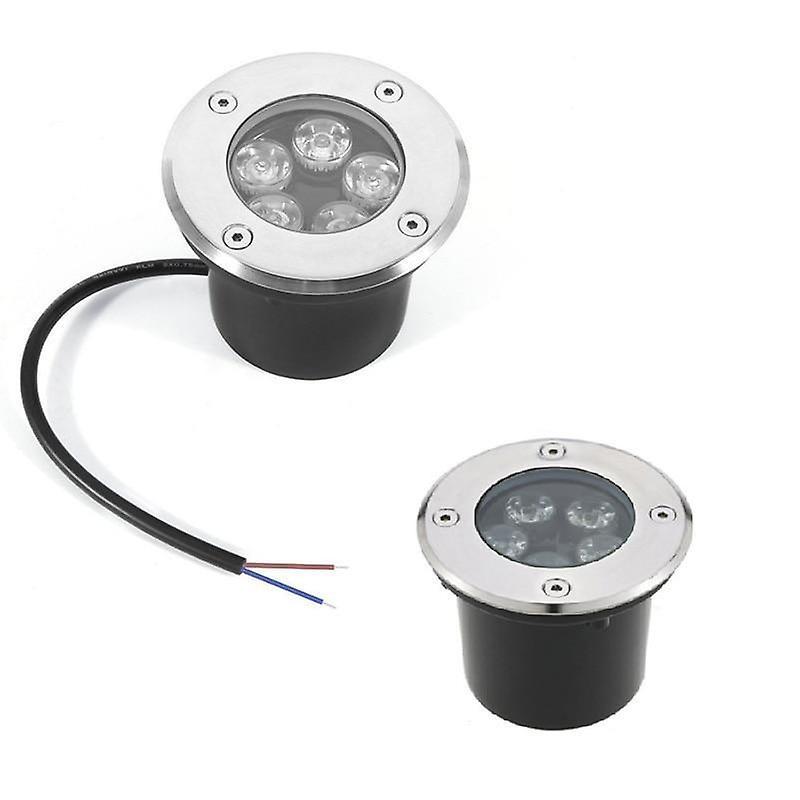 Slowmoose Waterproof Led Light Garden Underground 1w 3w 5w Ip67 For Outdoor With 85-265v Natural white 85-265 5W 100mm