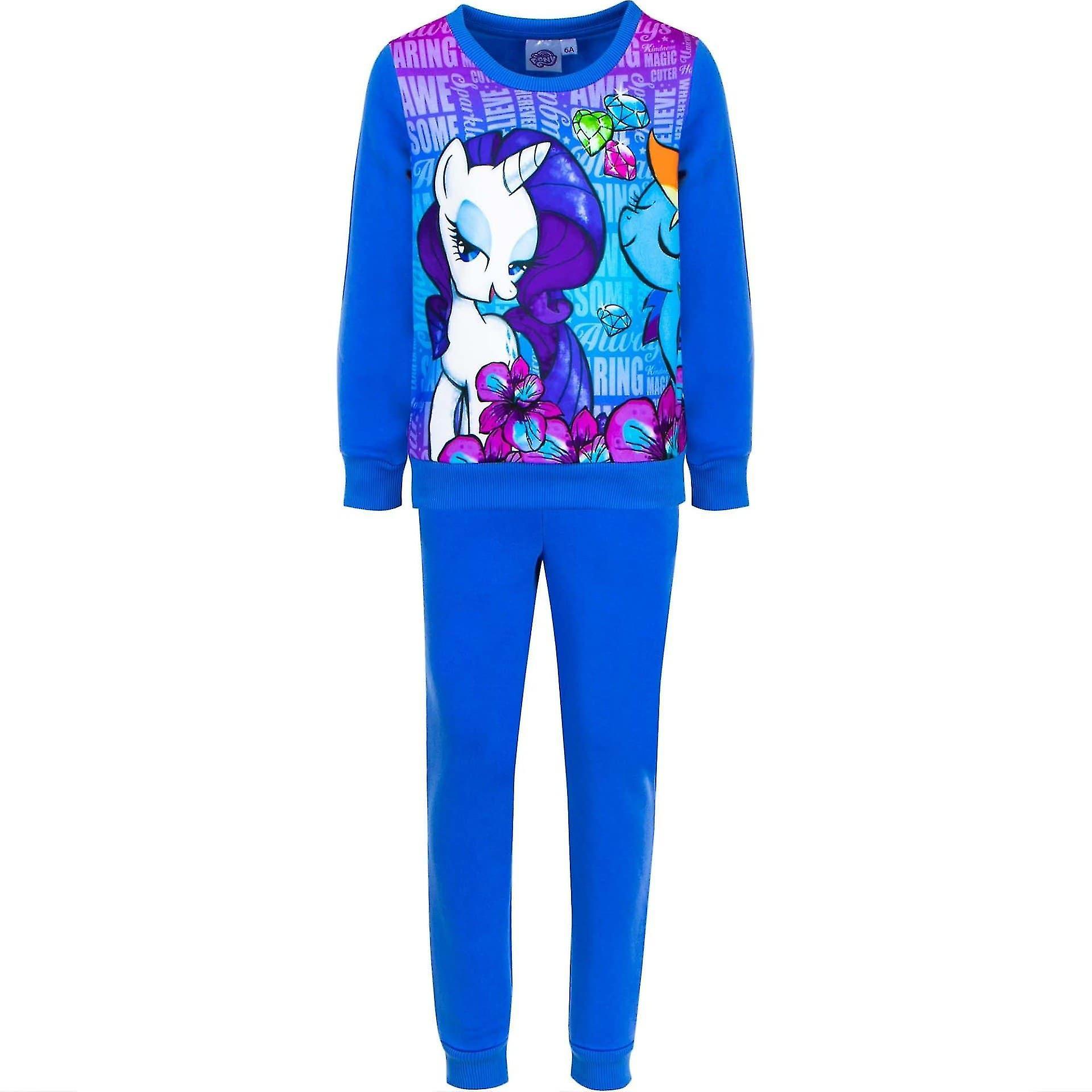 My little pony kids tracksuit jogging set mlp1500jog Blue 5-6 years