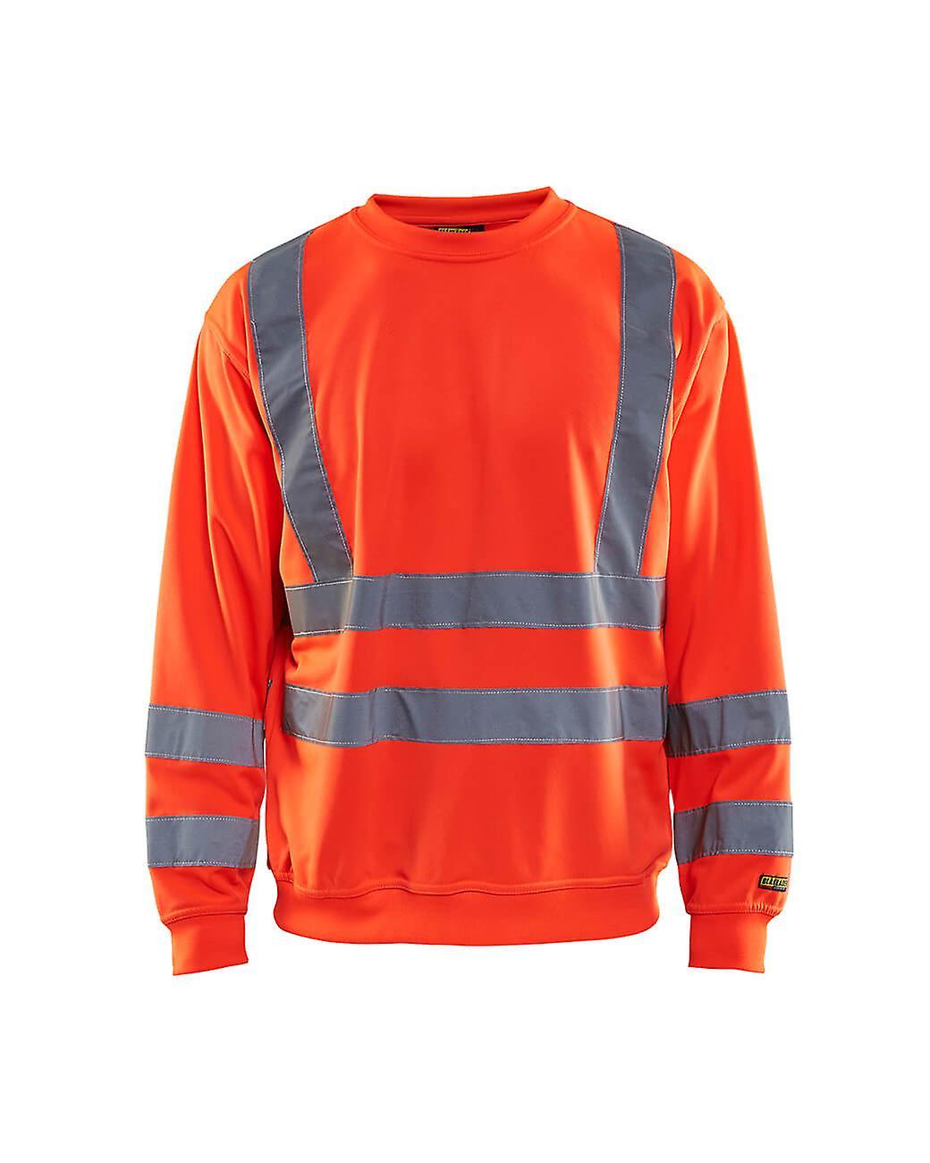 Blaklader 3341 work sweatshirt hi-vis - mens (33411974) Hi-vis red M