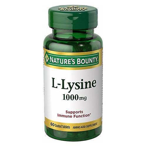 Natures Bounty Nature's Bounty L-Lysine, 1000 mg, 60 tabs (Pack of 1)