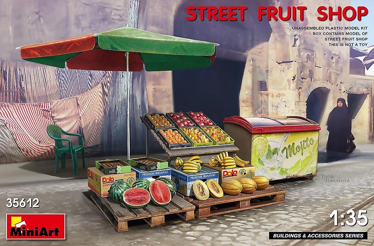 Miniart MIN35612 Miniart 1:35 - Street Fruit Shop Plastic Unpainted Accessories Scale model