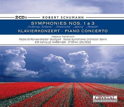 Crystal Classics Radio Sinfonieorchester Stuttgart - Symphonies And Piano Concerto  [COMPACT DISCS] USA import