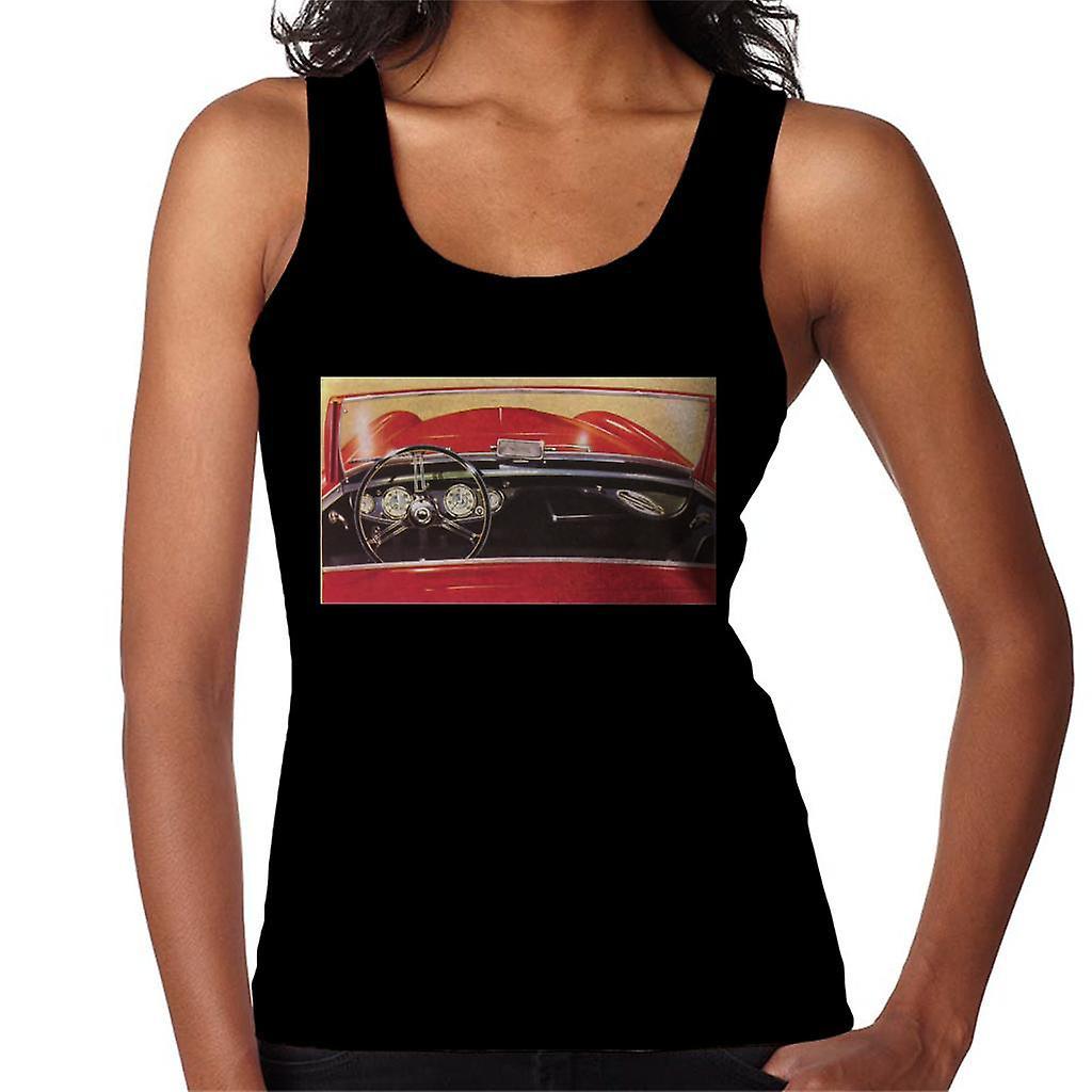 Austin Healey Drivers Seat British Motor Heritage Women's Vest Black Medium