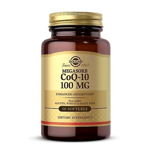 Solgar Megasorb CoQ-10, 100 mg, 60 SoftGels (Pack of 1)