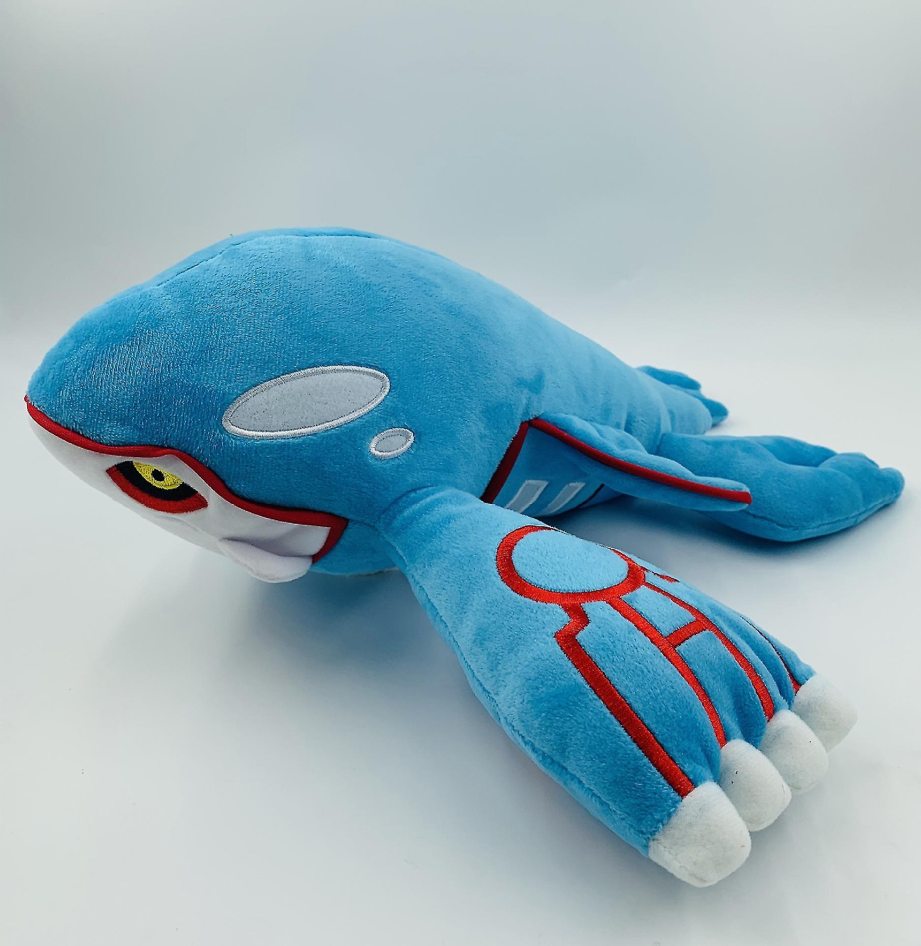 Mlsilm Blue Pokemon Kyogre Toys Stuffed Animal Soft Dolls Kids Birthday Christmas Gift 35cm