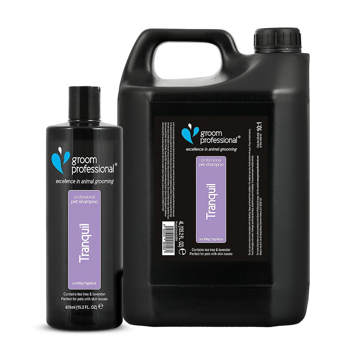 Groom Professional Tranquil Shampoo - Soothing Shampoo for Sensitive Skin Does not apply 4 Liter