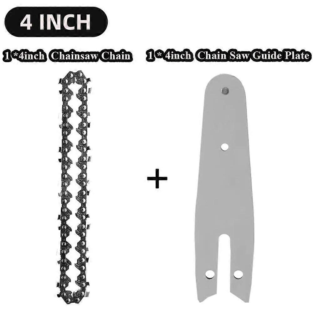 Redkid 4/6/8 inch Chainsaw Chain Guide Electric Chainsaw Chains and Guide Used For Logging And Pruning chainsaw guide plate SET 1 China