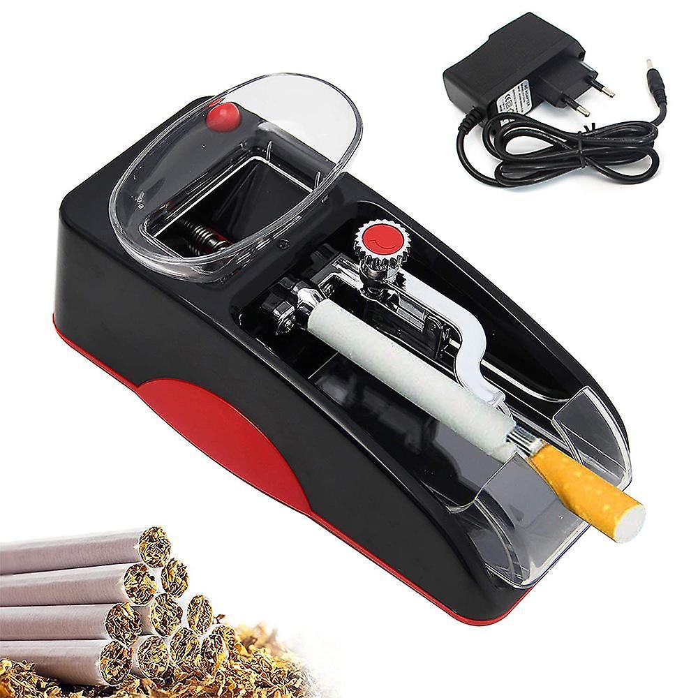 unbrand Red Eu Plug Cigarette Rolling Machine Electric Automatic Injector Mini Tobacco Roller Maker Cigarett