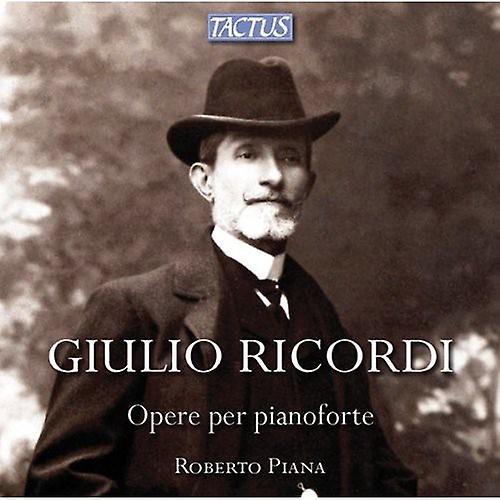 Tactus Records Roberto Piana - Piano Works  [COMPACT DISCS] USA import