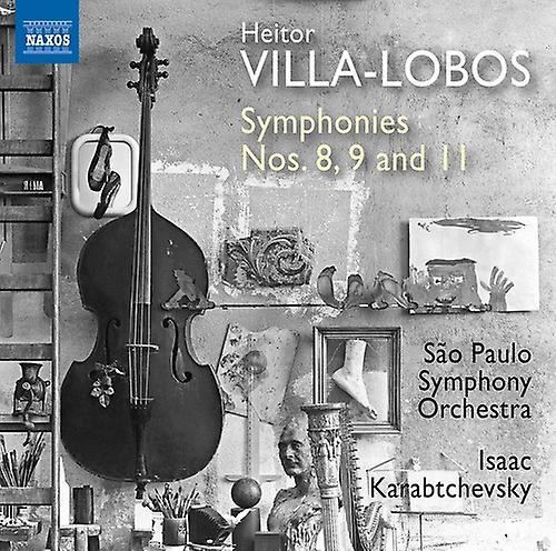 Naxos Lobos / Sao Paulo Symphony Orchestra - Heitor Villa-Lobos: Symphonies Nos. 8, 9 & 11  [COMPACT DISCS] USA import