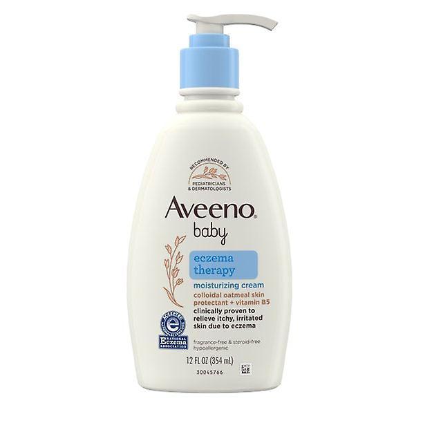 Aveeno baby eczema therapy moisturizing cream with oatmeal, 12 fl. oz