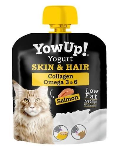 Yowup Skin And Hair Salmon Yoghurt for Cats (Cats , Cat Food , Wet Food) 3x85 gr